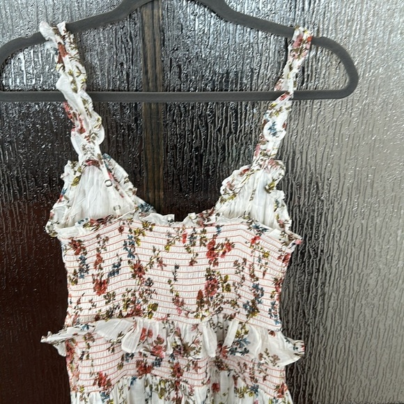 Anthropologie Floral Midi Dress with Ruffle Details size Small - Picture 11 of 16